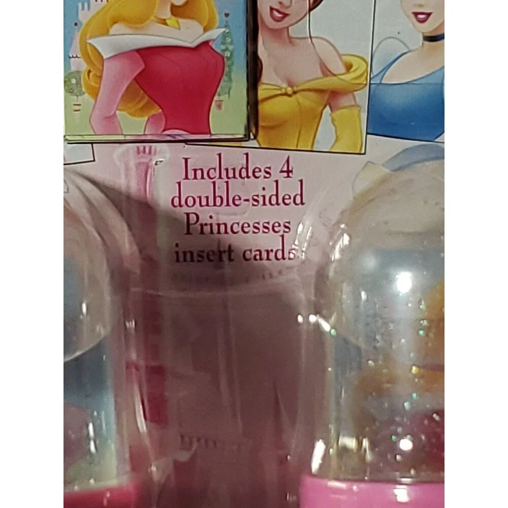 Vntg. 90's/Y2K Disney Princess Party Favor/4 Water Globes/NOS/Deadstock/Hallmark